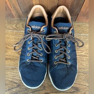 adidas Navy Blue and Tan Men’s Sneakers